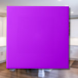 Carreau Couleur solide violet électrique | Classic Elegant<br><div class="desc">Couleur solide violet électrique | Classique | Élégant | tendance | Style | Cadeau</div>
