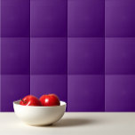 Carreau Couleur solide violet foncé riche<br><div class="desc">Conception violette foncée couleur solide.</div>