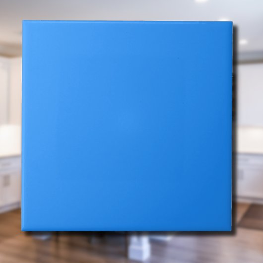 Carreau Couleur uni bleu des Caraïbes | Classique | Élégan