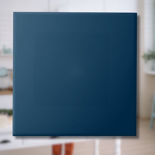 Carreau Couleur uni bleu prussien | Classique | Élégant