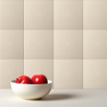 Carreau Couleur uni Champagne beige<br><div class="desc">Design de Champagne beige uni couleur uni.</div>