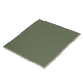 Carreau Couleur uni minimaliste vert olive (Côté)