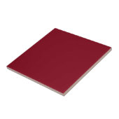 Carreau Couleur uni rouge grenat (Côté)