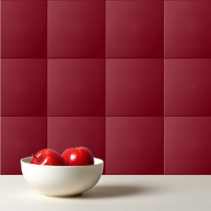 Carreau Couleur uni rouge grenat