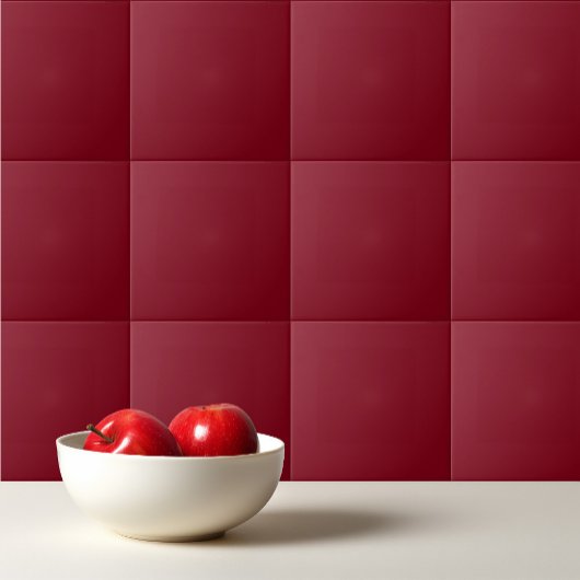 Carreau Couleur uni rouge grenat