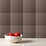 Carreau Couleur unie clair moyen taupe pastel brun<br><div class="desc">Couleur uni moyen taupe clair foncé design.</div>