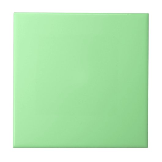 Carreau couleur vert pâle (Devant)
