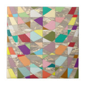 Carreau Couleurs Abstraites or (Devant)