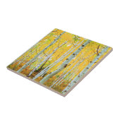 Carreau Couleurs automnales des arbres d'Aspen 1 (Côté)