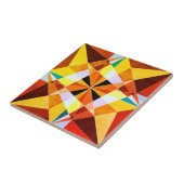 Carreau Couleurs chaudes Cool formes géométriques angulair (Côté)