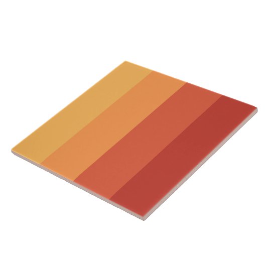 Carreau Couleurs chaudes - teintes rétro (Côté)