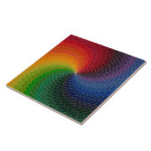 CARREAU COULEURS D'ARC-EN-CIEL (Côté)