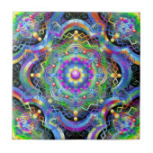 Carreau Couleurs de l'univers mandala (Devant)