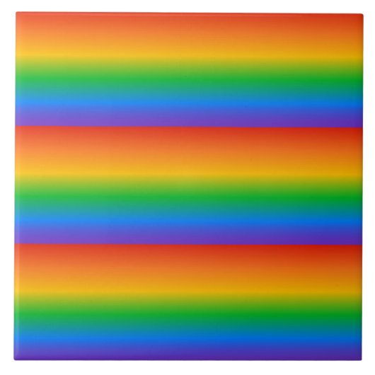 Carreau Couleurs dégradées arc-en-ciel (Devant)