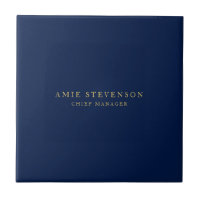 Couleurs d'or bleu Professional Classic Plain