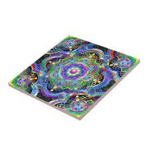 Carreau Couleurs d'univers de mandala