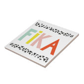 Carreau Couleurs Fika Noir (Côté)