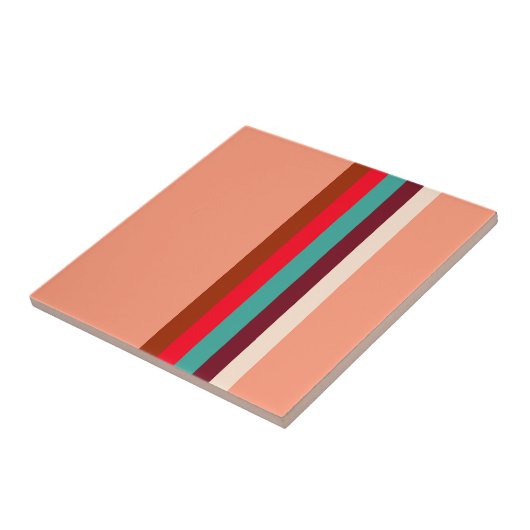 Carreau Couleurs modernes du milieu du siècle (Côté)