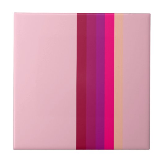 Carreau Couleurs modernes du milieu du siècle (Devant)