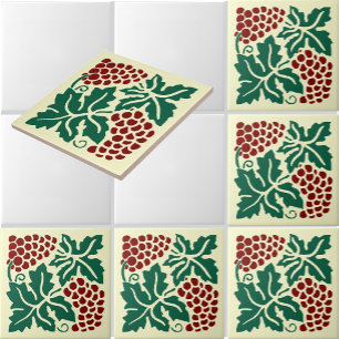 Carreau Couleurs personnalisables de la vigne vintage