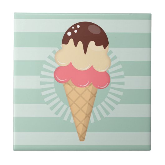 Carreau Coupe chocolate Vanilla Mint Green (Devant)