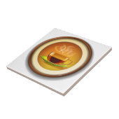 Carreau Coupe de café chaud. (Côté)