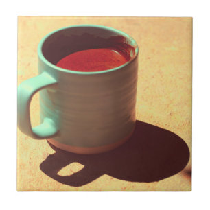 Carreau Coupe de Mug de mousse riche en café turc