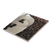 Carreau Coupe du café et haricots (Côté)