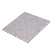 Carreau Coupe violet moderne simple effet terrazzo (Côté)
