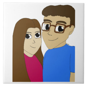 Carreau couple Chibi