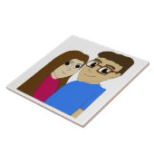 Carreau couple Chibi (Côté)