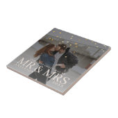 Carreau Couple sombre avec des étoiles pour Noël (Côté)