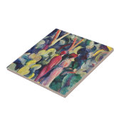Carreau Couple sur le chemin forestier par August Macke (Côté)