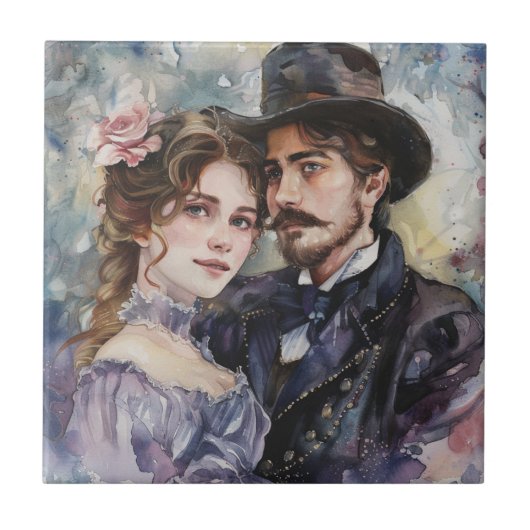 Carreau Couple Victorien (Devant)