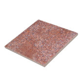 Carreau Cour d'argile rouge, gravier, brique en pierre de (Côté)