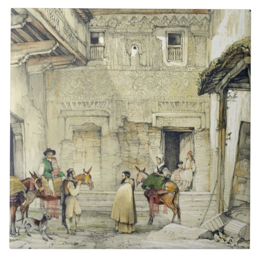 Carreau Cour de la mosquée (Patio de la Mesquita), de ' (Devant)