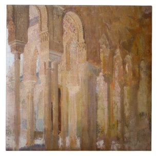 Carreau Cour des Lions, Alhambra (par Henri Regnault)