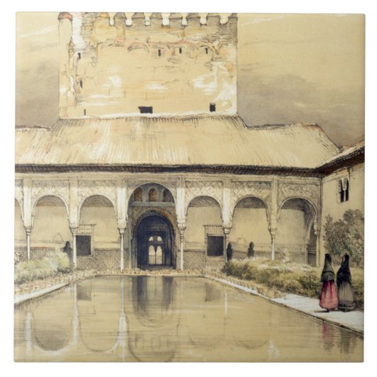 Carreau Cour des myrtes (Patio de los Arrayanes) et (Devant)