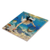 Carreau "Courant de Ryūshi" - Un portrait océanique (Côté)