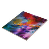 Carreau "Courants chromatiques" Abstrait contemporain (Côté)