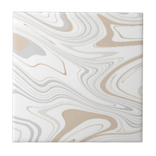 Carreau Courbes modernes design Gris Marbre blanc beige 8-