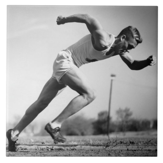 Carreau Coureur masculin (Devant)