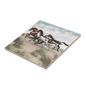 Carreau Courez comme le vent - chevaux galopants de (Côté)