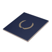 Carreau Couronne d'épis Laurel wreath (Côté)