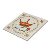 Carreau Couronne rose (Côté)