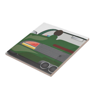 Carreau Course rétro Arcade des années 80