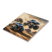 Carreau Courses de Monster Trucks dans le désert, (Côté)