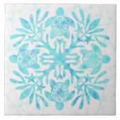 Carreau courte honu quilt hawaïen (Devant)