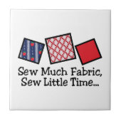 Carreau Cousez beaucoup de tissu (Devant)