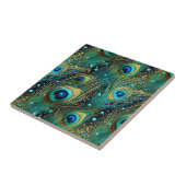 Carreau Coussin de jet Peacock Passion (Côté)